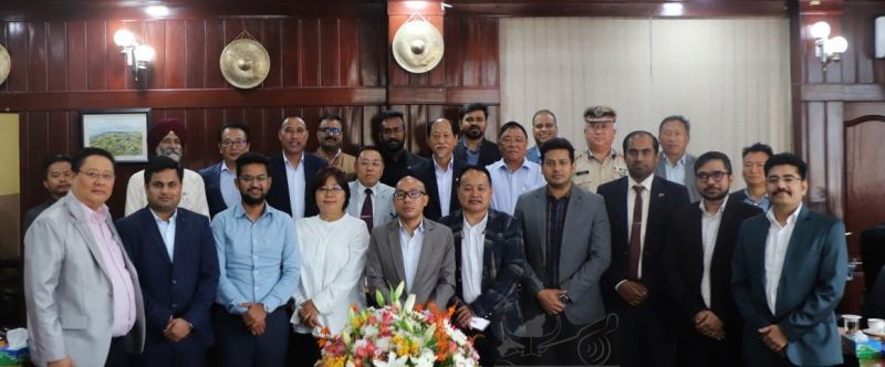 Chief Minister Neiphiu Rio with others during the inaugural programme of the Deputy Commissioners’ conference held in Kohima on July 1. (DIPR Photo)
